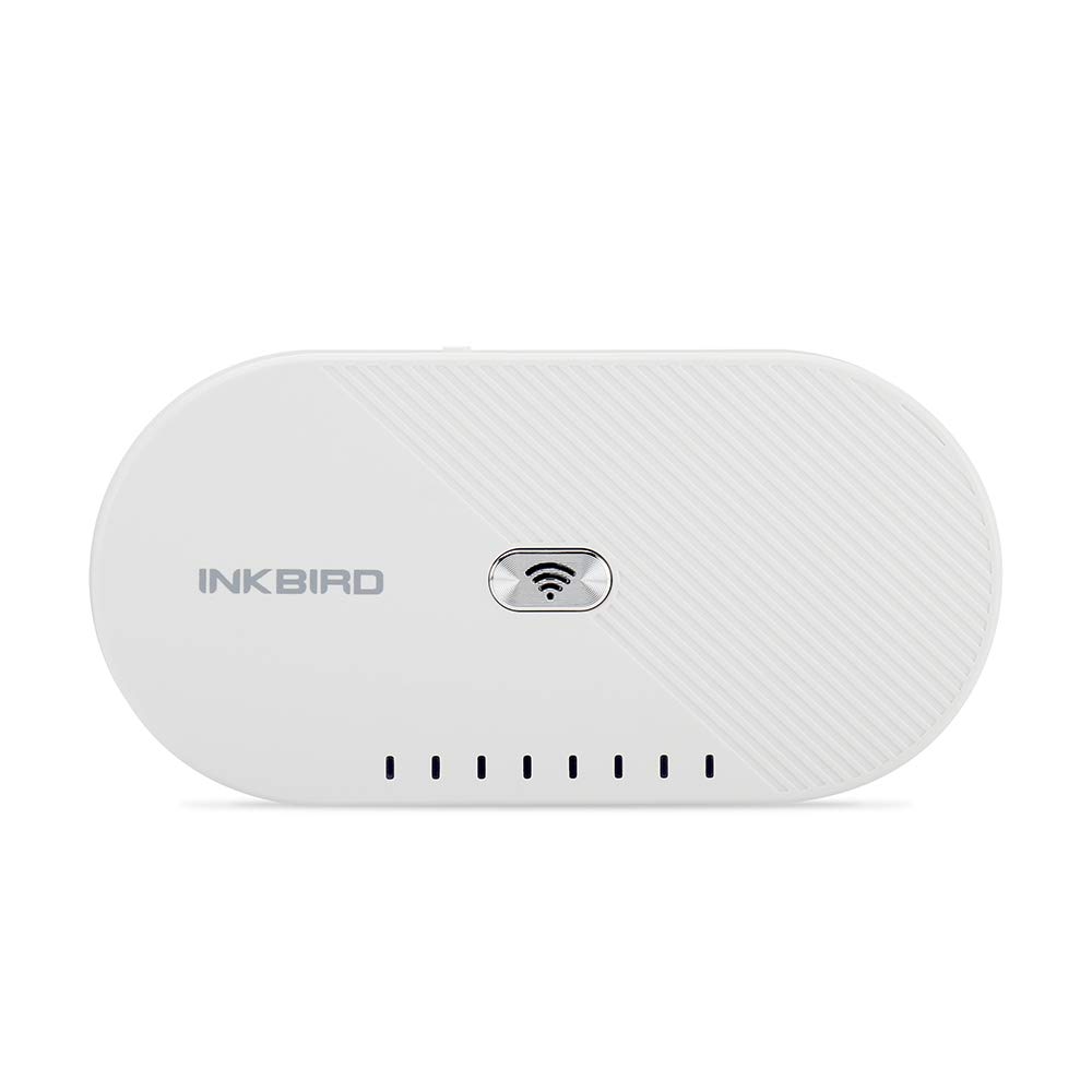 Inkbird IBS-M1 WiFi Gateway Temperature Humidity Sensor,Supports Bluetooth and Wireless Thermometer Hygrometer Connection with Save and Export Data,Real Time and Remote Monitoring and Alert, for Livin