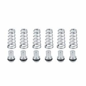 TOPINCN Poppet Valve Spring Beer Parts Stainless Steel Replacements Universal Fits Ball & Pin Lock Style Keg Post Homebrew 6Pcs