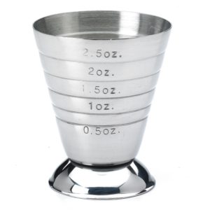 Barfly M37069 Measuring Cup, 2.5 oz, Stainless Steel