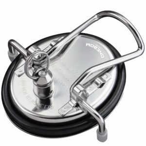 OneBom Cornelius Keg Lid, Replacement Soda Keg Lid, with SS Pressure Relief Valve,Seal Well for Homebrew Beer (Replacement Keg Lid)
