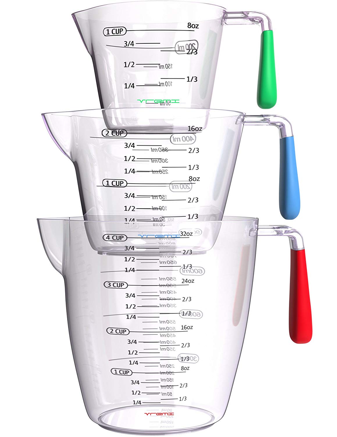 3 Piece Stackable Measuring Cup Set | Homebrew Finds