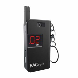 BACtrack Keychain Breathalyzer Portable Keyring Breath Alcohol Tester, Black