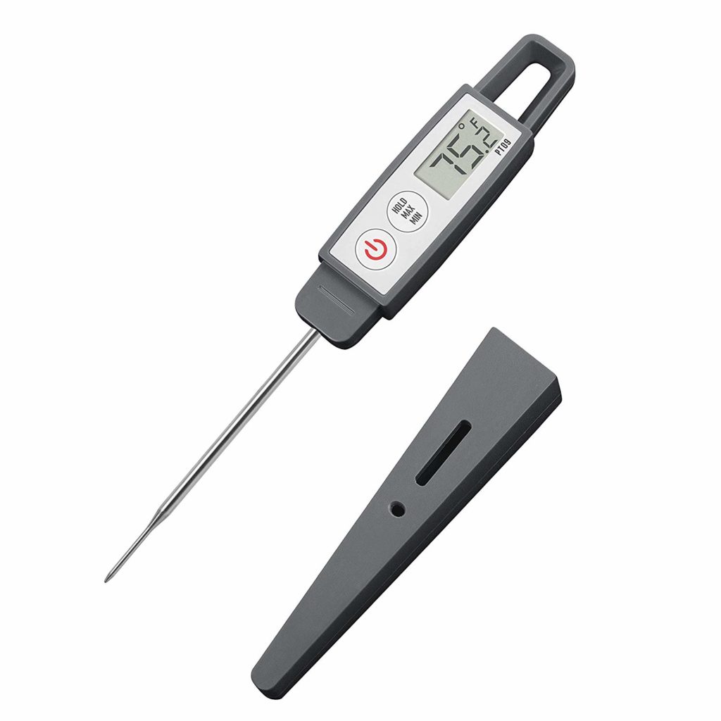 Lavatools PT09C Commercial Grade Digital Instant Read Meat Thermometer for Kitchen, Food Cooking, Grill, BBQ, Smoker, Candy, Home Brewing, and Oil Deep Frying