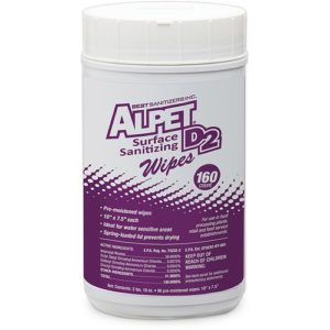 Alpet D2 Surface Sanitizing Wipes (160 Count)