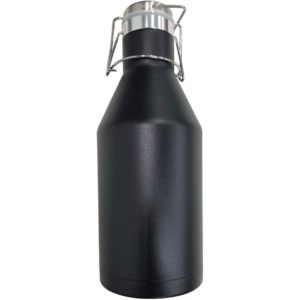 64 oz. Black Stainless Steel Double Wall Growler