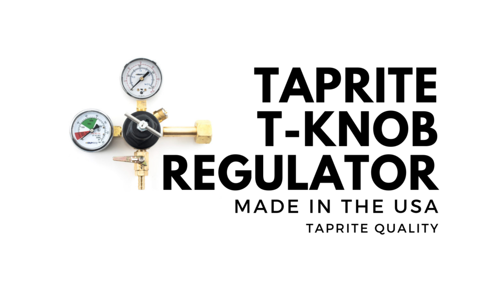 Taprite T-Knob Dual Gauge Regulator
