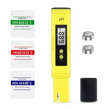 Digital PH Meter PH Test Pen 0.01 High Accuracy Water Qaulity Tester with ATC 0-14 PH Measurement Range