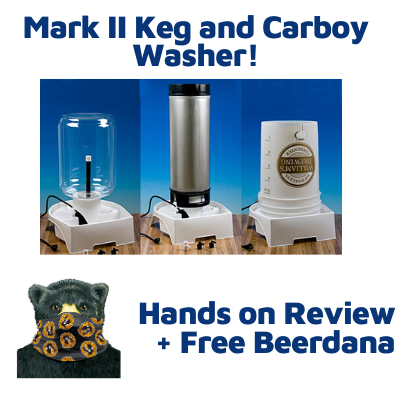 mark ii keg and carboy washer