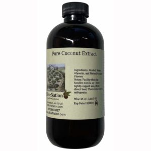 OliveNation Pure Coconut Extract 4 oz, 4 Ounce