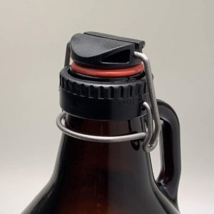 Black Swing-top Lid and Adapter
