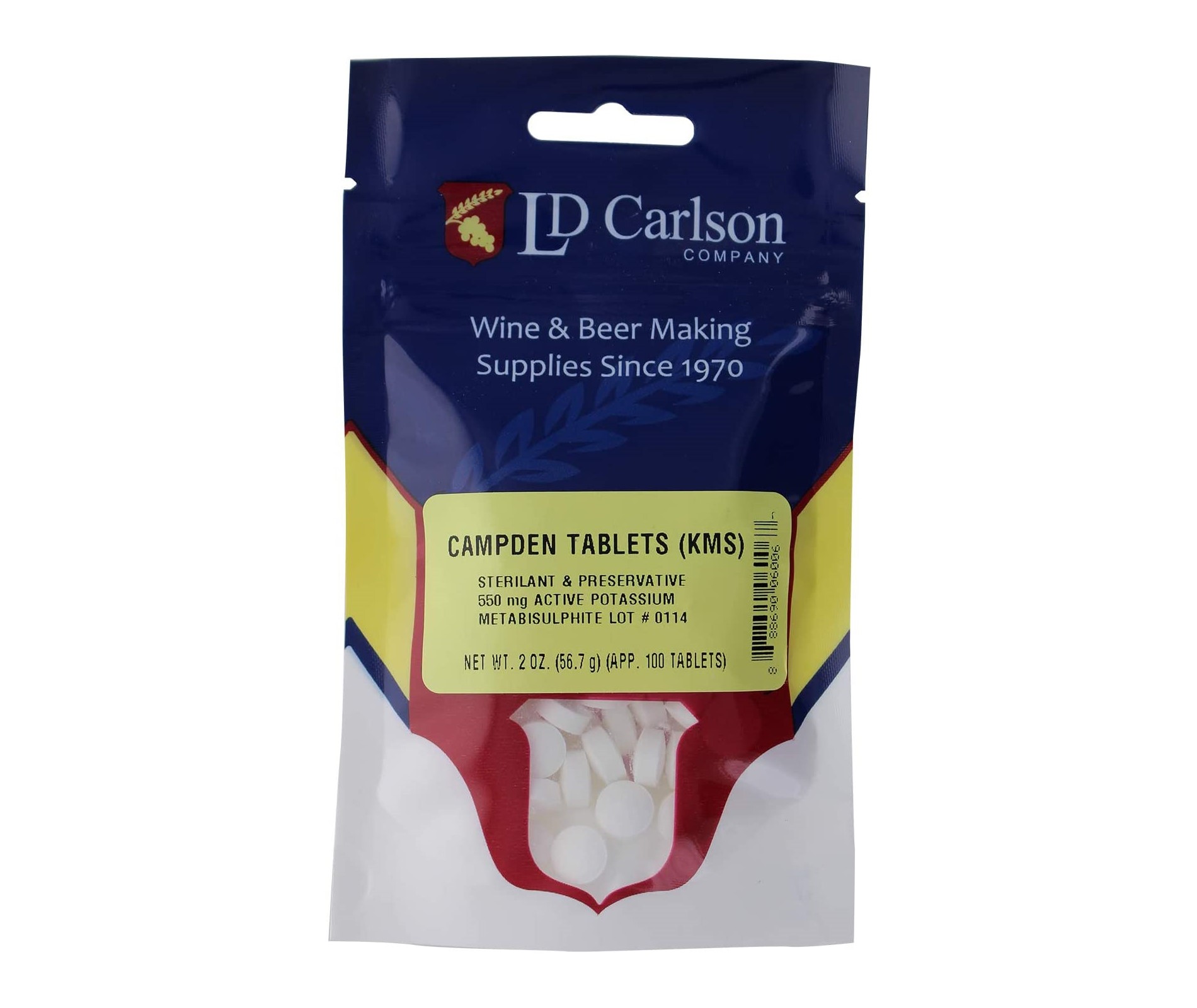 Campden Tablets (potassium metabisulfite) - 100 Tablets