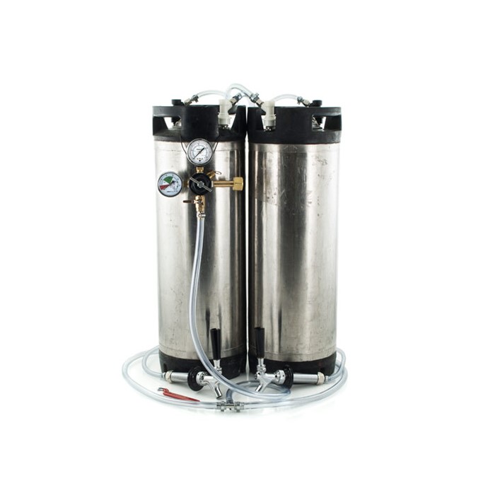 5 Gallon Ball Lock Keg System w/ 2 USED Kegs to Build Kegerator (#7)