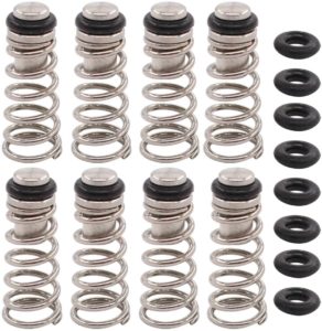 ApplianPar Universal Poppet Valve with Springs for Homebrewing Draft Beer Ball and Pin Lock Keg Post Set of 8