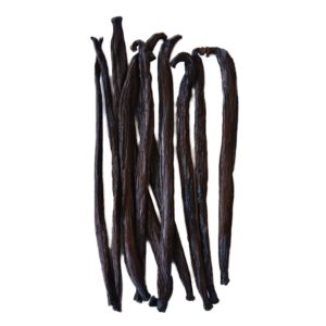 Native Vanilla Grade B Tahitian Vanilla Beans – 10 Premium Extract Whole Pods – For Chefs and Home Baking, Cooking, & Extract Making – Homemade Vanilla Extract