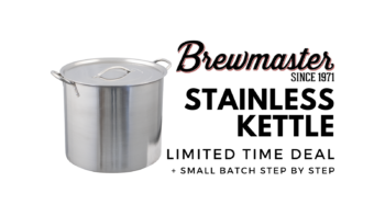 homebrewing stainless steel brew kettle