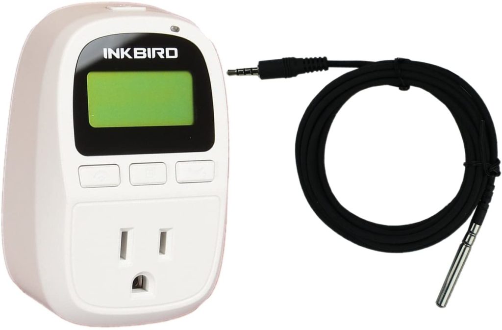 Inkbird C206T 13.5A 6.56 Feet NTC Sensor -58 to 212F Degree Heat Mat Temperature Controller Day and Night Thermostat