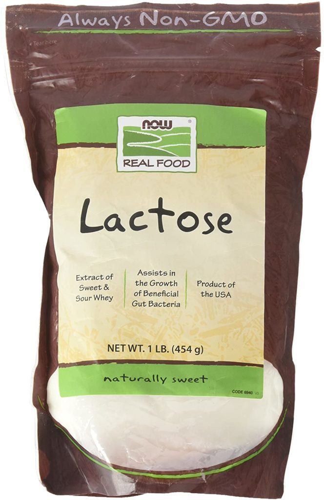 Now Foods Lactose Milk Sugar - 1 lb (Pack of 5)