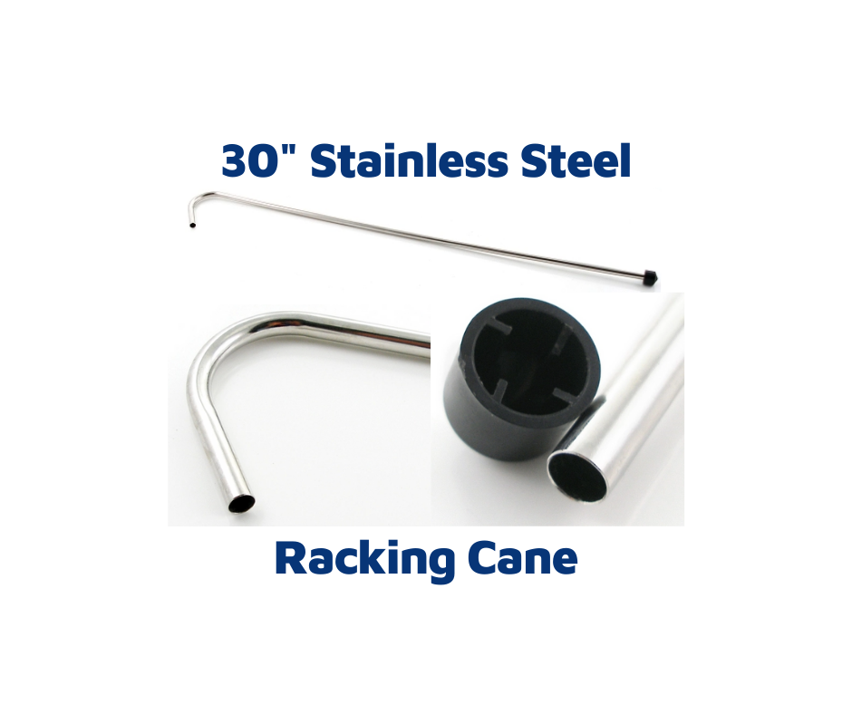 Stainless Steel Racking Cane 30"