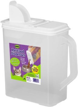 Buddeez 8Qt Pet Food/Bird Seed Storage Container and Dispenser