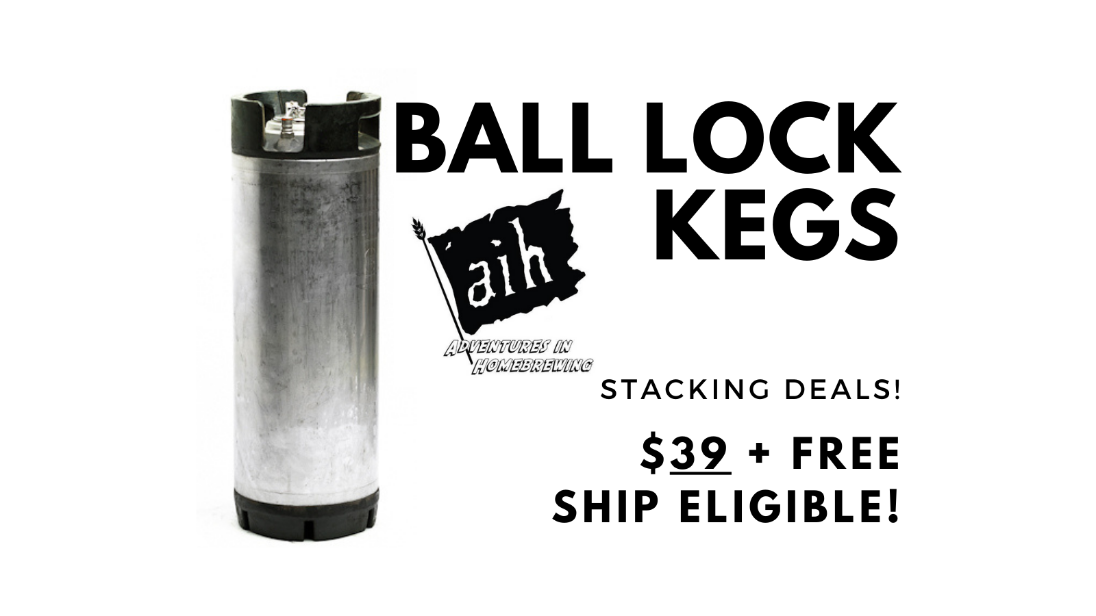 ball lock keg deal