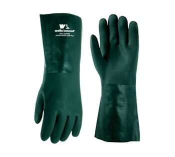Heavy Duty PVC Chemical Gloves, One Size (Wells Lamont 167L)