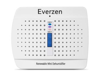 Everzen Rechargeable Mini Dehumidifier, Moisture Absorber for Gun Safe, Closet, Safes, Bathroom, Rust Prevention, Renewable Desiccant Removes Damp Air in Small Space