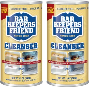 Bar Keepers Friend Powdered Cleanser 12-Ounces (2-Pack)