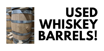 used whiskey barrels