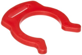John Guest Acetal Copolymer Tube Fitting, Locking Clip, 1/4" Tube OD (Pack of 100)
