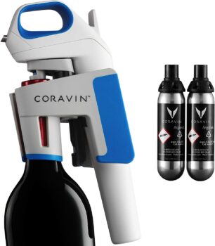 Coravin Model One Advanced - Wine Bottle Opener and Preservation System, Includes 2 Argon Capsules
