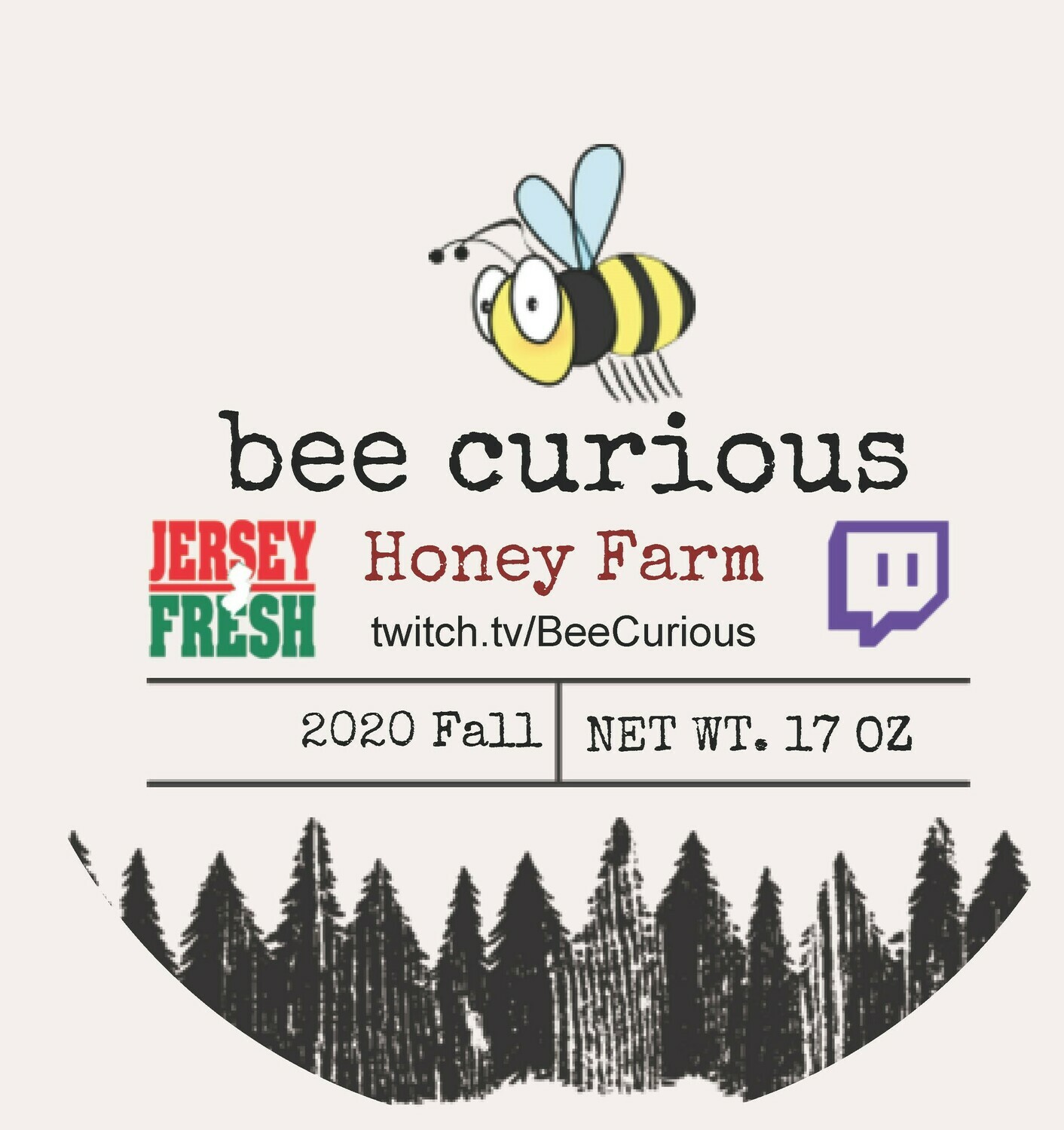 Bee Curious Wildflower Honey (2 lbs)