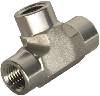 HFS (R) TEE Fitting - Female FNPT 3-Way Tee Stainless (1/4" FEMALE NPT)