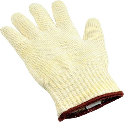 G & F 1689L Dupont Nomex & Kevlar Heat Resistant Oven Gloves, for BBQ, Fireplace,and Grilling. Commercial Grade, Large, Sold by 1 Piece