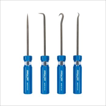 Channellock HP-4A 4 Piece Hook and Pick Set with Durable Acetate Handles | Useful as Gunsmith Tools and for Removing Small Fuses, Wire plugs and "O" rings | Heat Treated Alloy Steel Blades for Extended Tool Life | Made in the USA