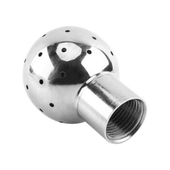 1pc Sanitary Stainless Steel 304 Tank Spray Cleaning Ball Fixed/ Rotary 360 degree CIP Cleaning 1/2" BSP Threaded Female Connection with Cleaning Diameter 1m-6m(Fixed)