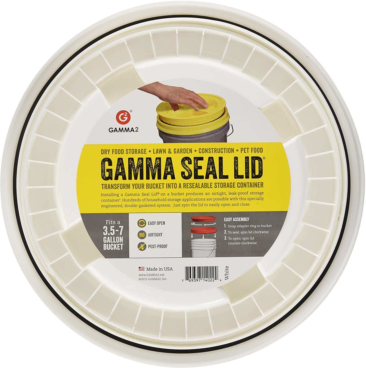 Gamma Seals Airtight & Leakproof Lid
