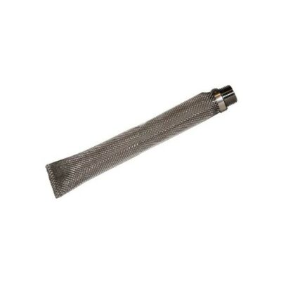 Bev Rite 6" Stainless Steel Bazooka Screen with 1/2" MPT Fitting 6" Long