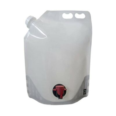 1 Gallon (4 Liter) To-Go Pouch (2 pack) - Easy to Fill, Carry & Pour your Favorite Beverages or Condiments Anywhere you Go! Great for Restaurant Take Out!!