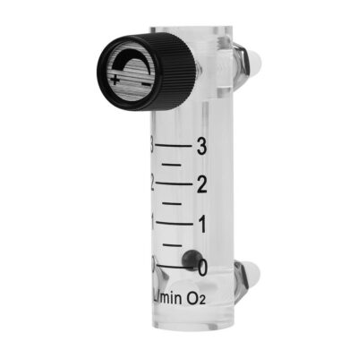 FTVOGUE Gas Regulator LZQ-2 Flowmeter 0-3LPM Flow Meter with Control Valve for Oxygen/Air/Gas