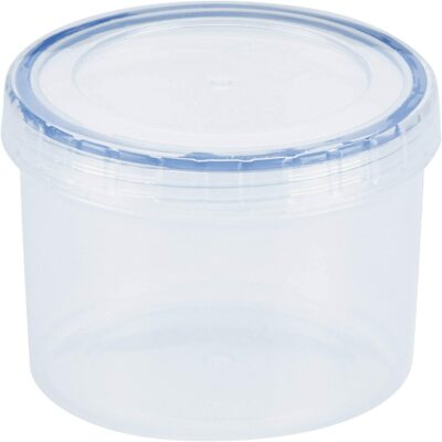 Lock & Lock Easy Essentials Twist Food Storage lids/Airtight containers, BPA Free, Short-12 oz-for Coffee