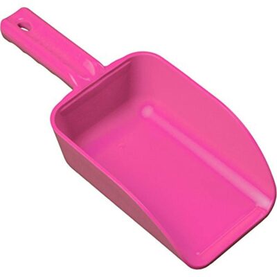 Remco 64001 Pink Polypropylene Injection Molded Color-Coded Bowl Hand Scoop, 32 oz