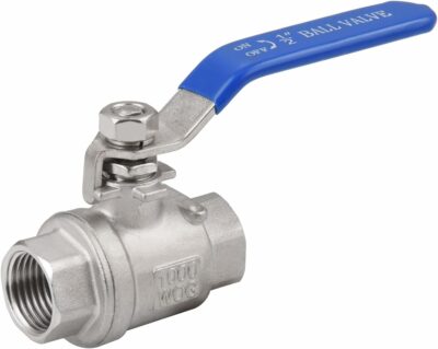 Wantmatch 1/2" NPT ball valve,304 Stainless Steel full port ball valve for Water, Oil, and Gas