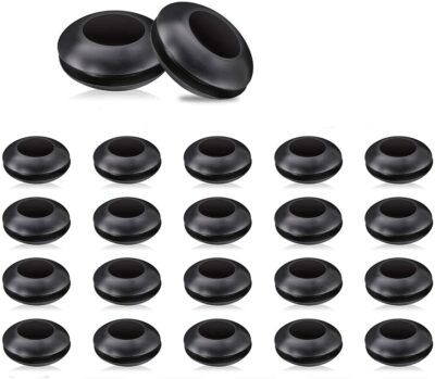 Airlock Grommet, Fermenter Lid Grommet Silicone Grommets for Homebrewing, Straws, Airlock, Beer, Mead, Wine, Silicone Bucket Fermenter Lids, 5/8 Inch OD and 3/8 Inch ID (20)