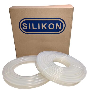 Silicone Tube ID 1/2" x OD 3/4" 10Ft-Length 3m Transparent,Flexible,Heat Resistant,Pure Silicone Tube,Food Grade,Home Brewing