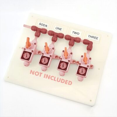 Gas Board for Duotight In-Line Regulators - 4 Output D1048