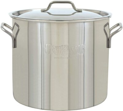 Bayou Classic, Stainless Steel Brew Kettle, 20 quart
