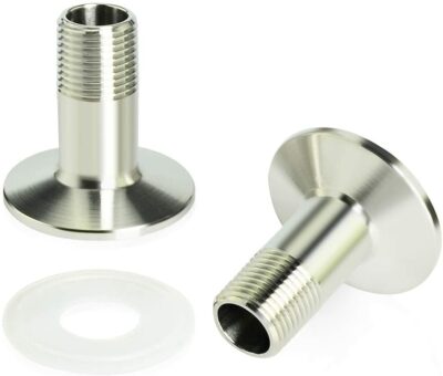 3/4 '' 304 stainless steel straight plumbing ball valve tri clamp 50.5mm 