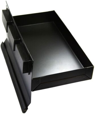 CMS Magneitcs Magnetic Tool Tray 8.25x4.5x1.25" Black w/Side Holding Magnets for Cabinets, Tool Boxes or Kegerator Fridge | Tool Organizer | Keg Drip Tray | Beer Taps
