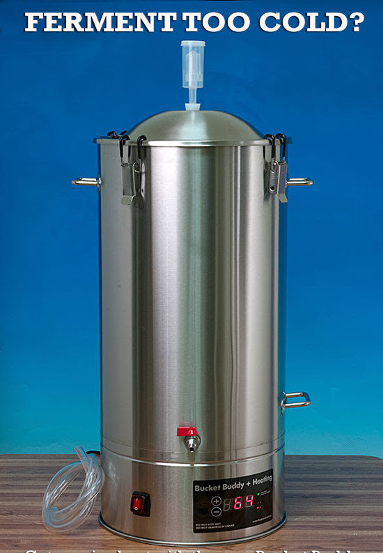 KegLand 35 Liter Bucket Buddy Heated Fermenter