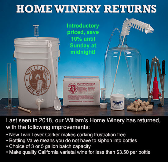 williams brewing home winery